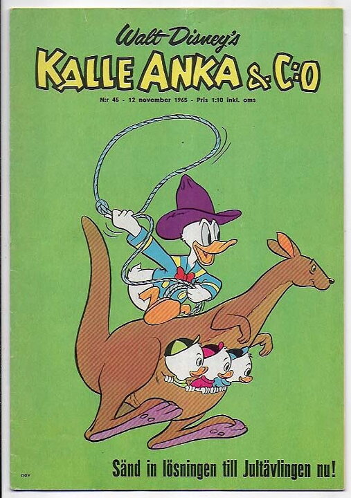 Kalle Anka & C:O 1965 Nr 45 VG/FN