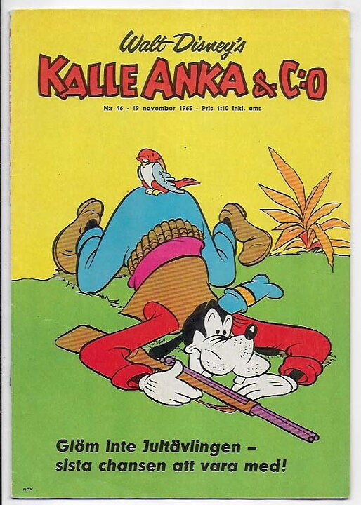 Kalle Anka & C:O 1965 Nr 46 VG/FN