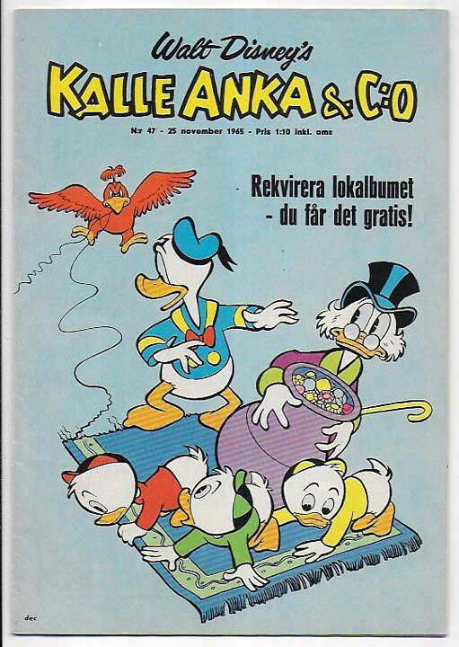 Kalle Anka & C:O 1965 Nr 47 FN