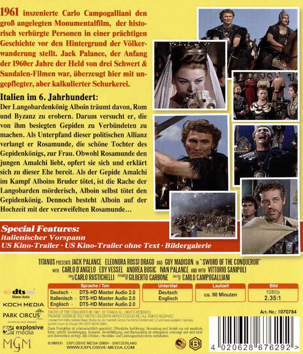 Sword of the Conqueror (ej svensk text) (Blu-ray) - 2
