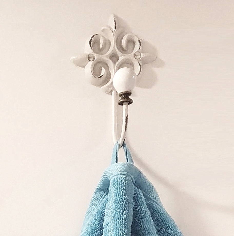 Krok French Lilly antik vit med porslinsknopp shabby chic lantlig stil Gårdsromantik - 2