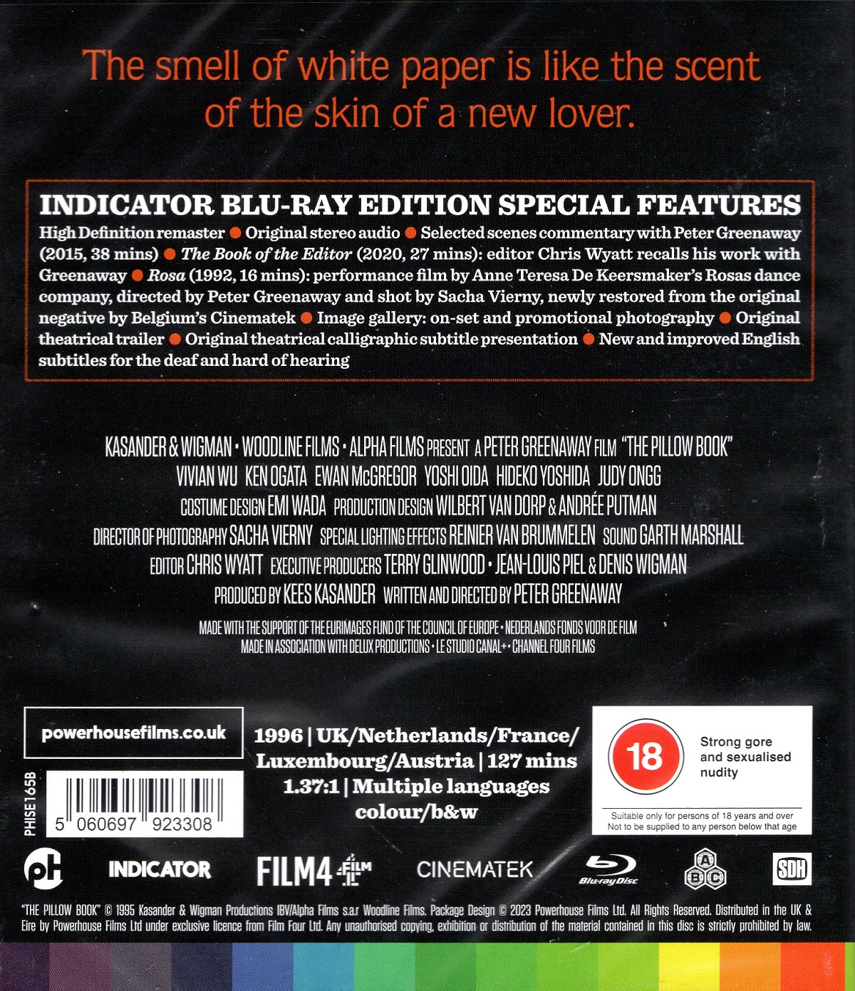 Pillow Book (ej svensk text) (Blu-ray) - 2
