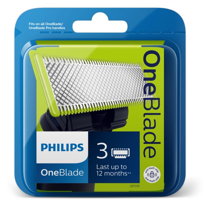 OneBlade Ersättningsrakblad 3-pack QP230/50 - Philips