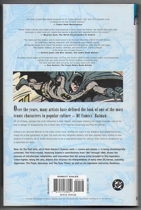 Batman Illustrated By Neal Adams Volume 1 HC NM- 3rd Printing