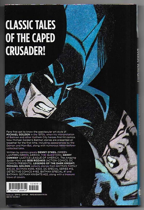 Legends of The Dark Knight: Michael Golden HC NM
