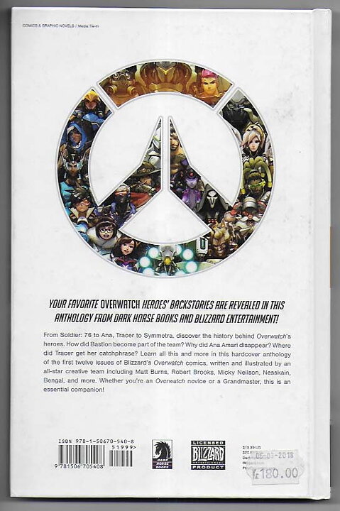 Overwatch: Anthology Volume 1 HC NM- 1st Edition