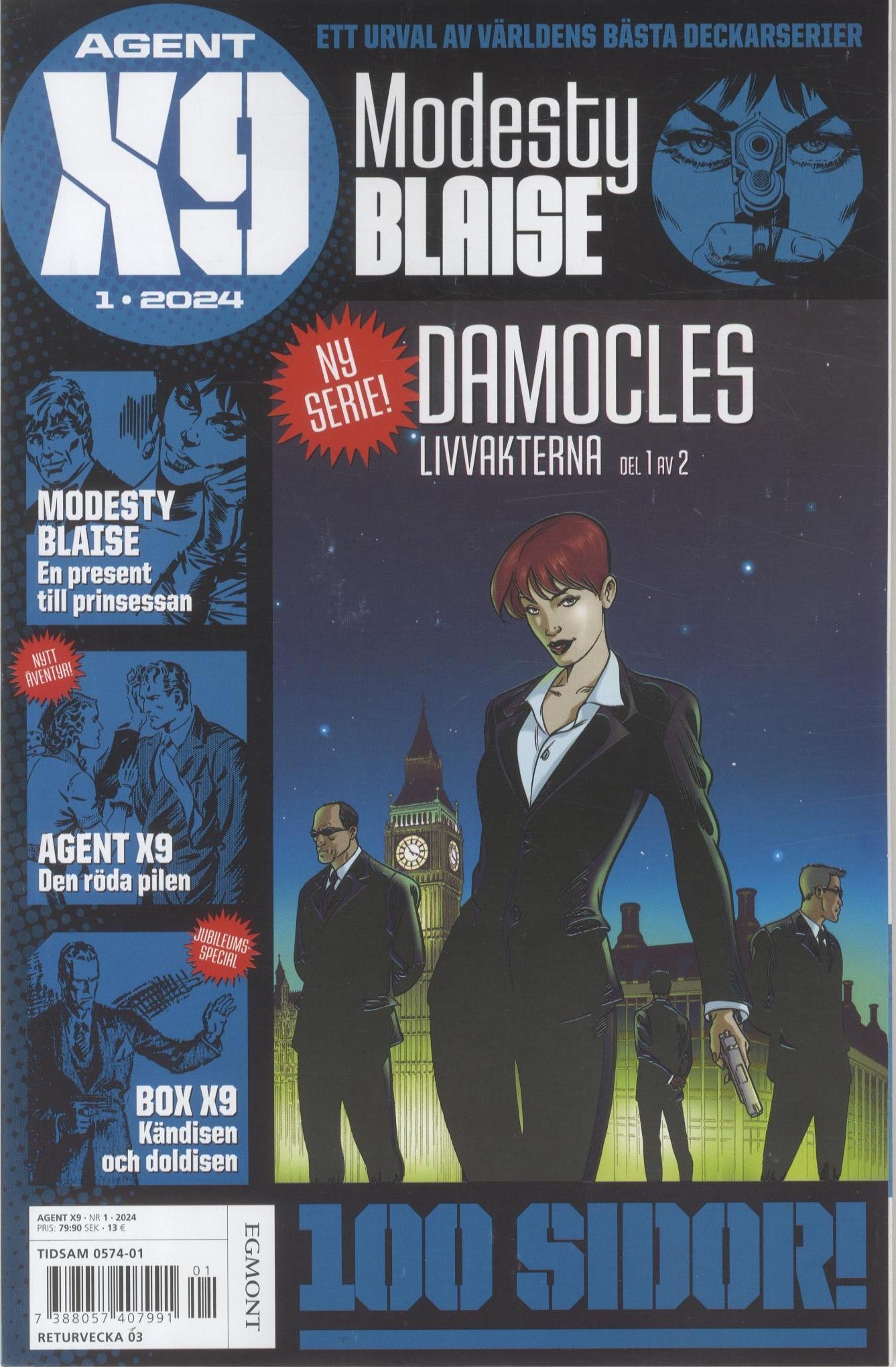 Agent X9 nr 1 2024, Modesty Blaise - En present till prinsessan
