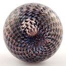 Bertil Vallien (Stratos 1982) Gray Vase with Bubble Decor 10 cm