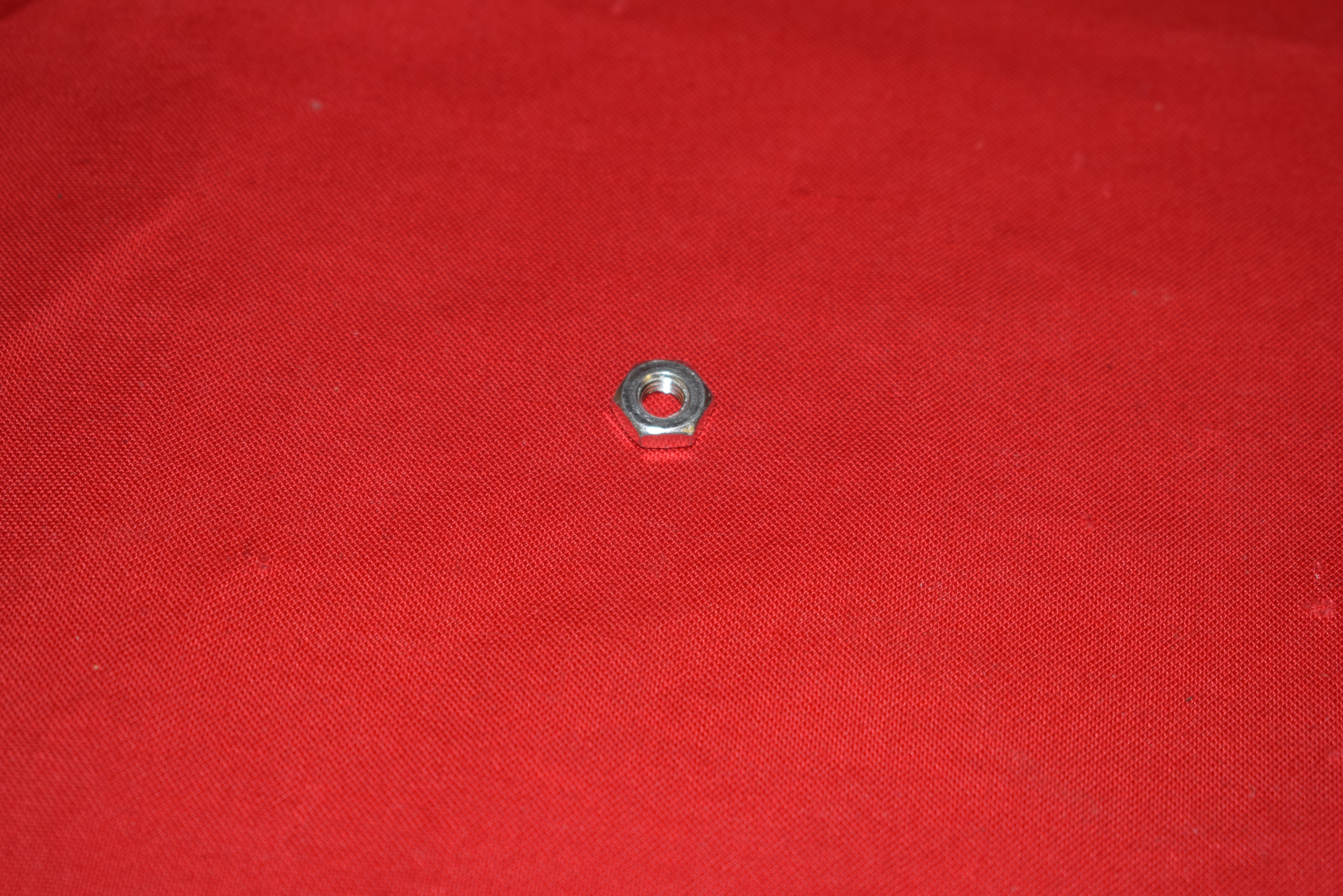 Nut 10-32x1/8"x3/8", Nickel