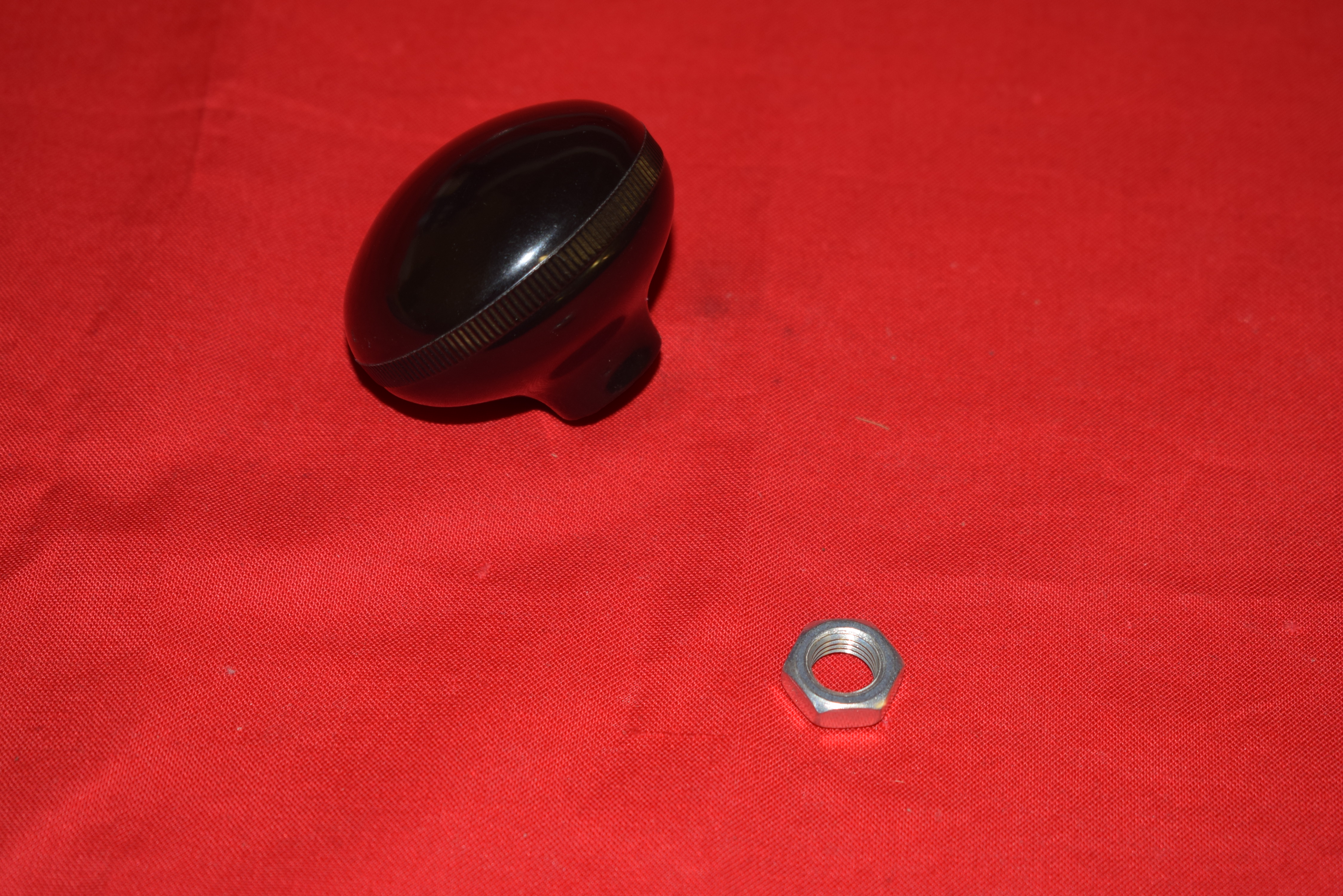 Shifter Knob Indian Black STD with jam nut