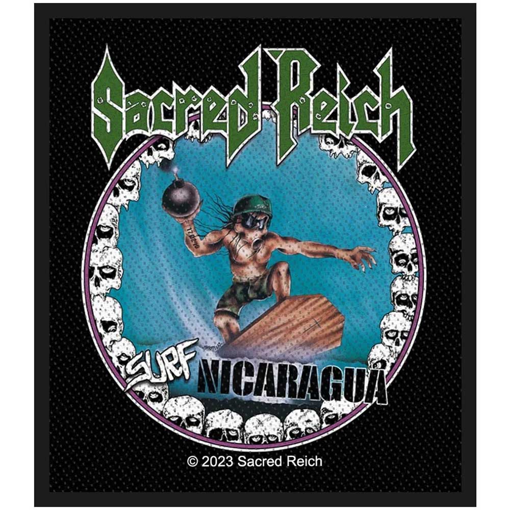 Sacred Reich: Surf Nicaragua  Standard Patch (Loose)