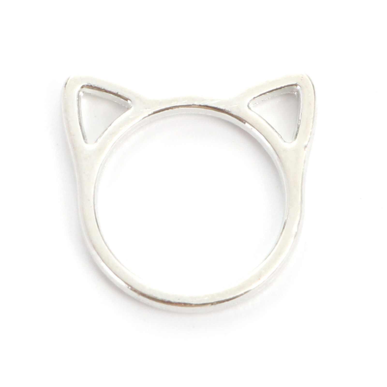 Connector /  Char,, Cat silver Hollow