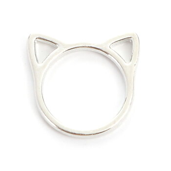 Connector /  Char,, Cat silver Hollow