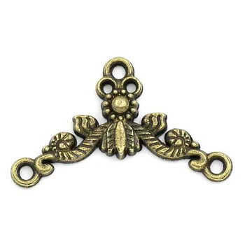Connector / Link  , Bronze Vine