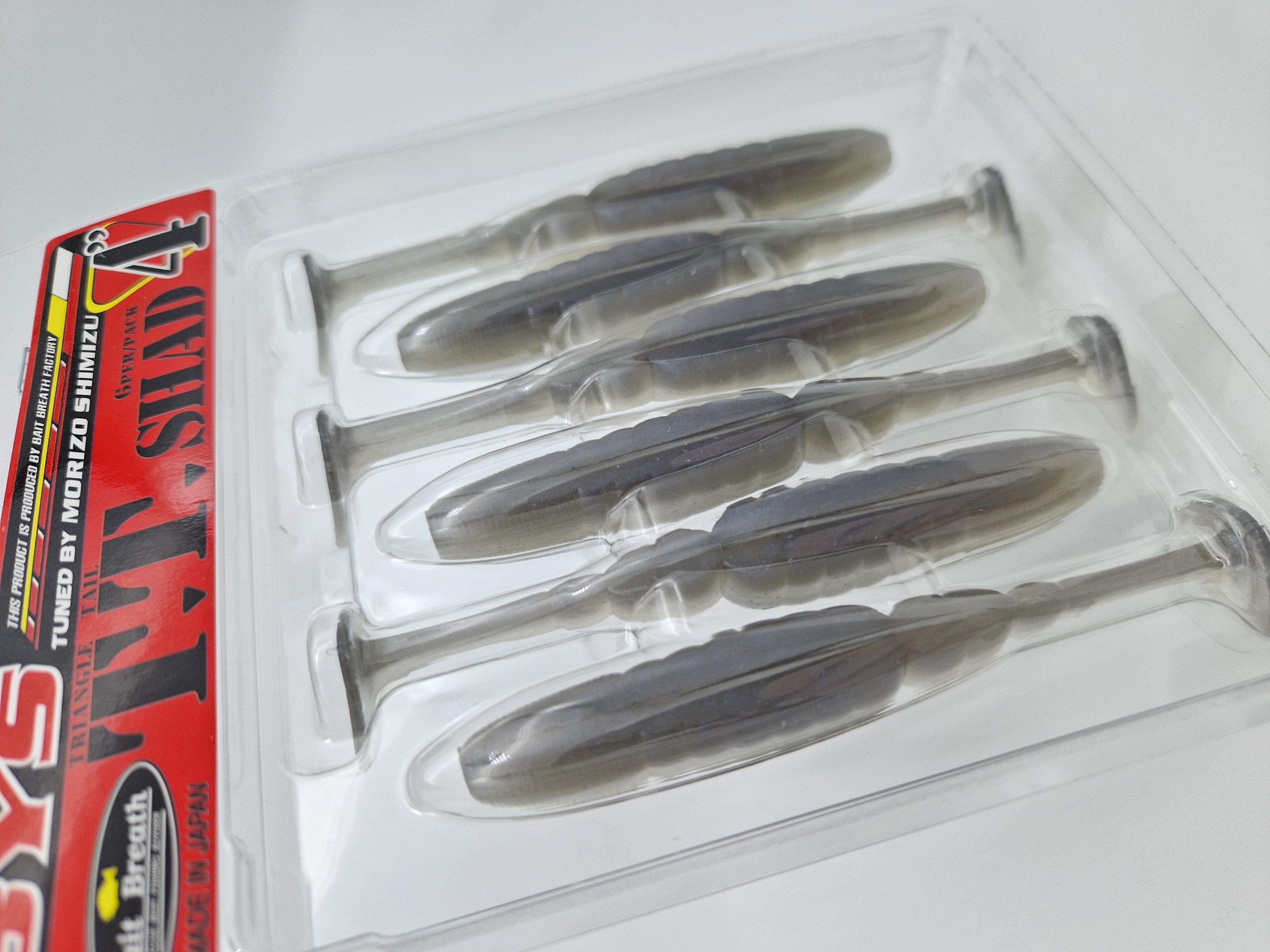 Bait Breath Bys T.T. Shad  4'' 10 cm 6-pack - 3
