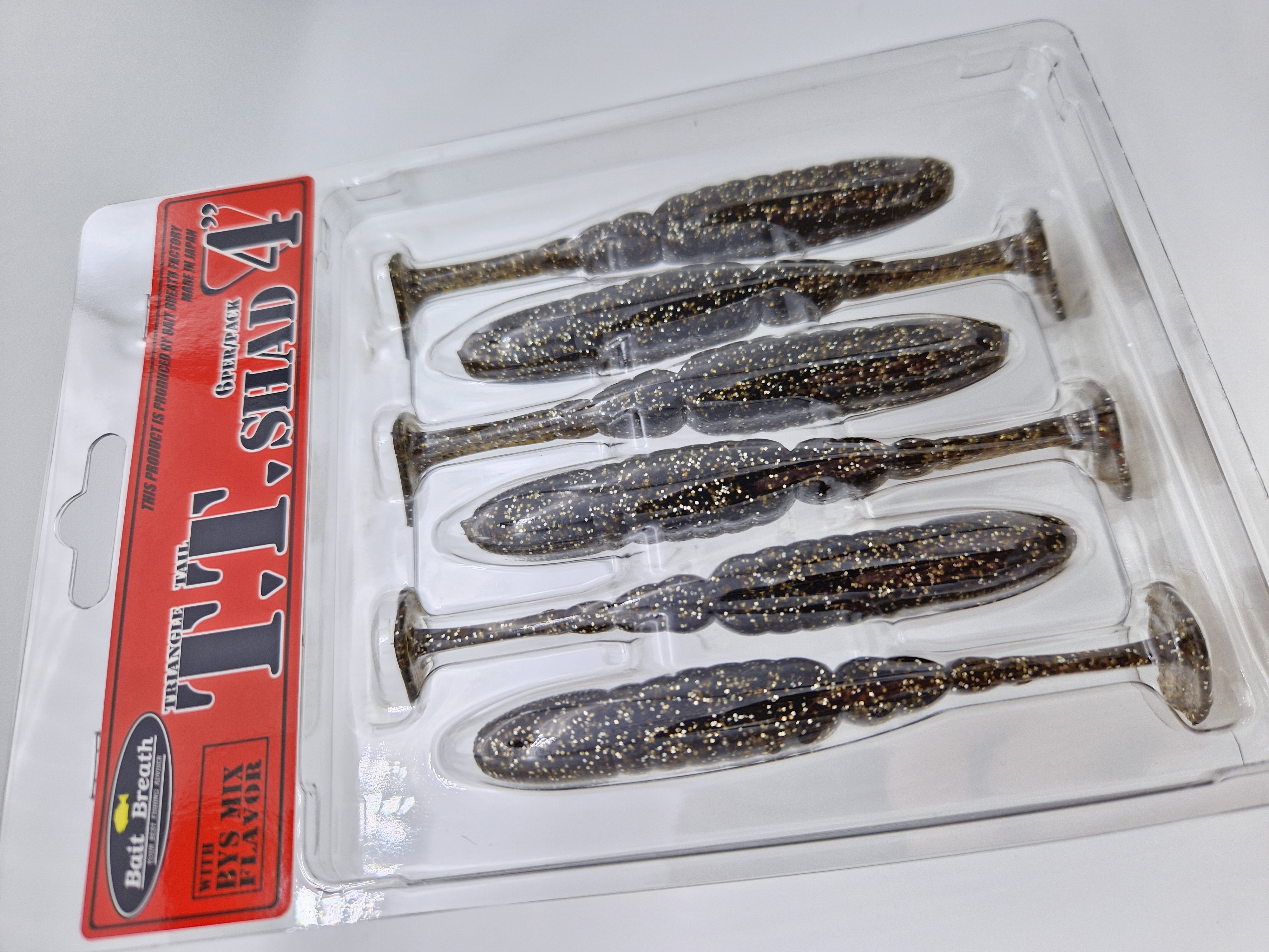 Bait Breath Bys T.T. Shad  4'' 10 cm 6-pack - 4