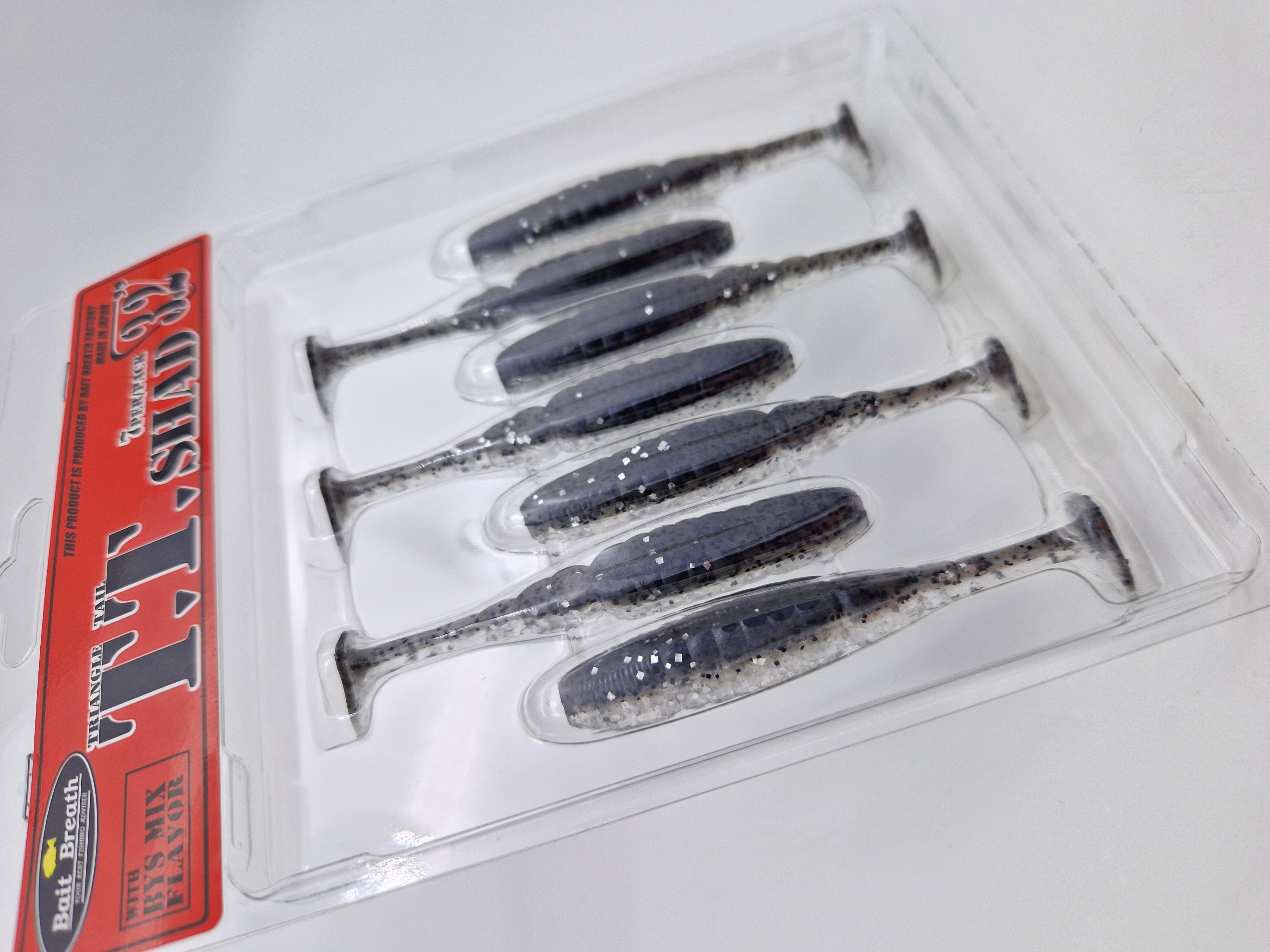 Bait Breath Bys T.T. Shad  3.2'' 8,1 cm 7-pack - 2