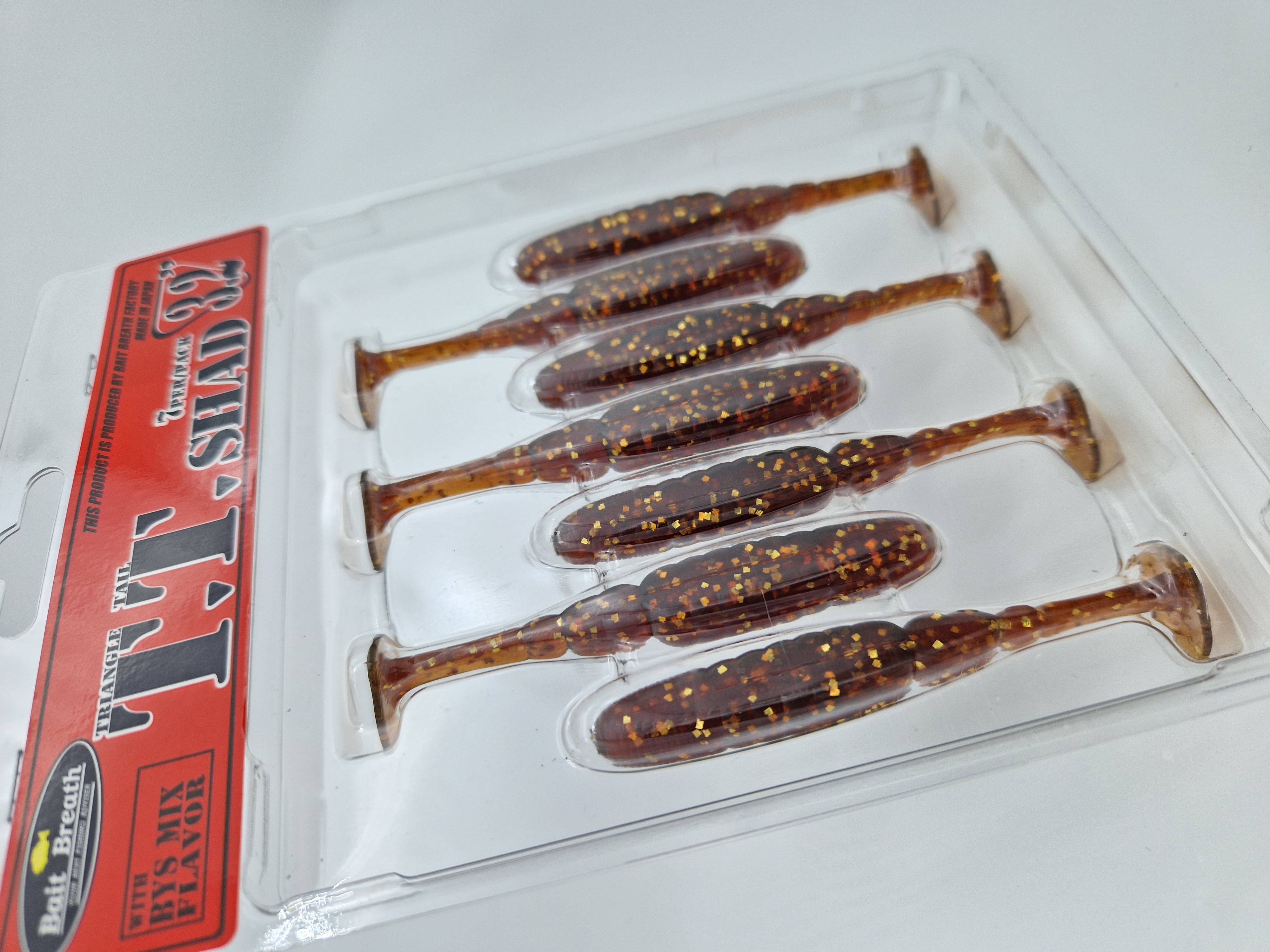 Bait Breath Bys T.T. Shad  3.2'' 8,1 cm 7-pack - 3