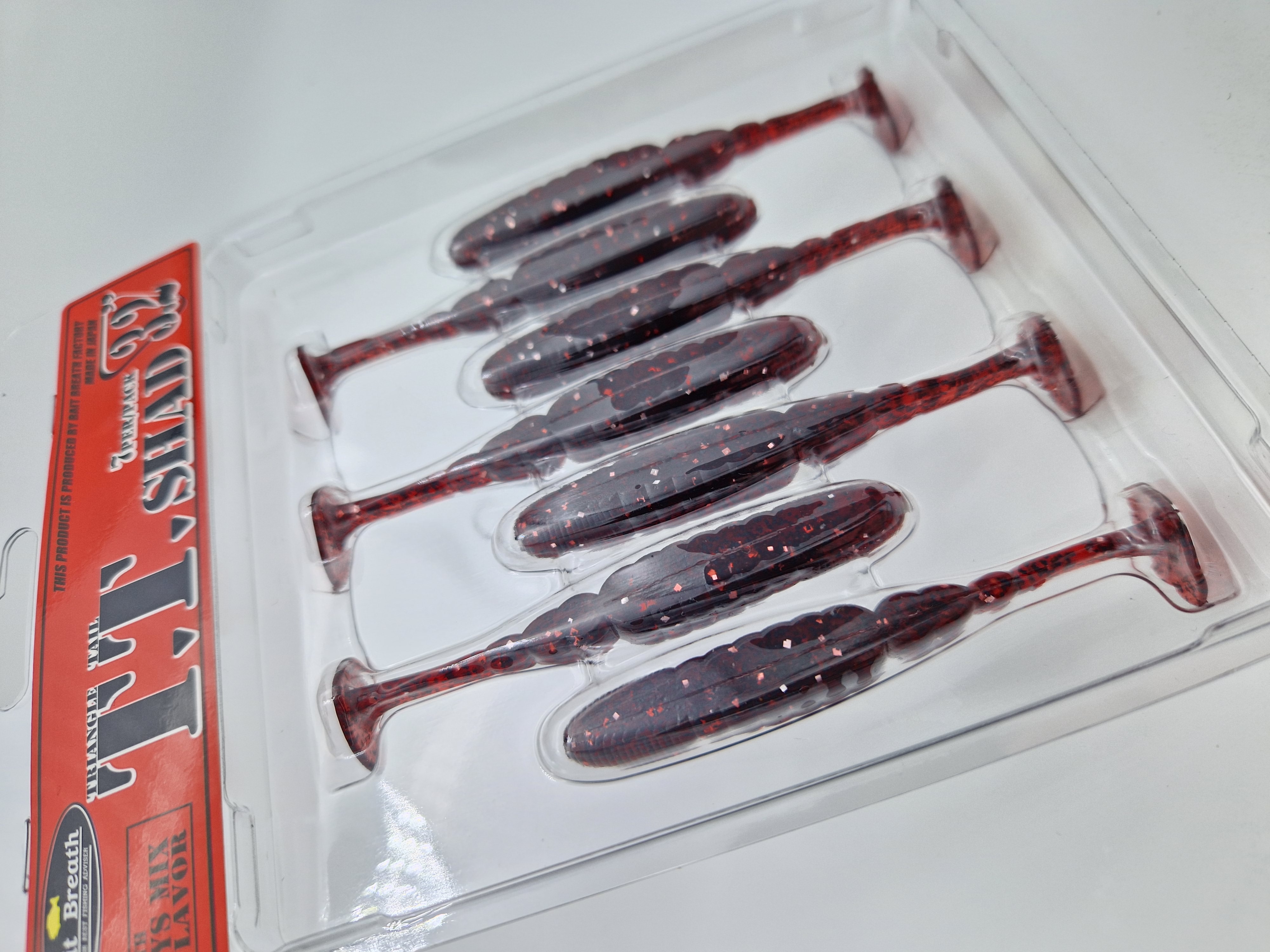 Bait Breath Bys T.T. Shad  3.2'' 8,1 cm 7-pack - 4