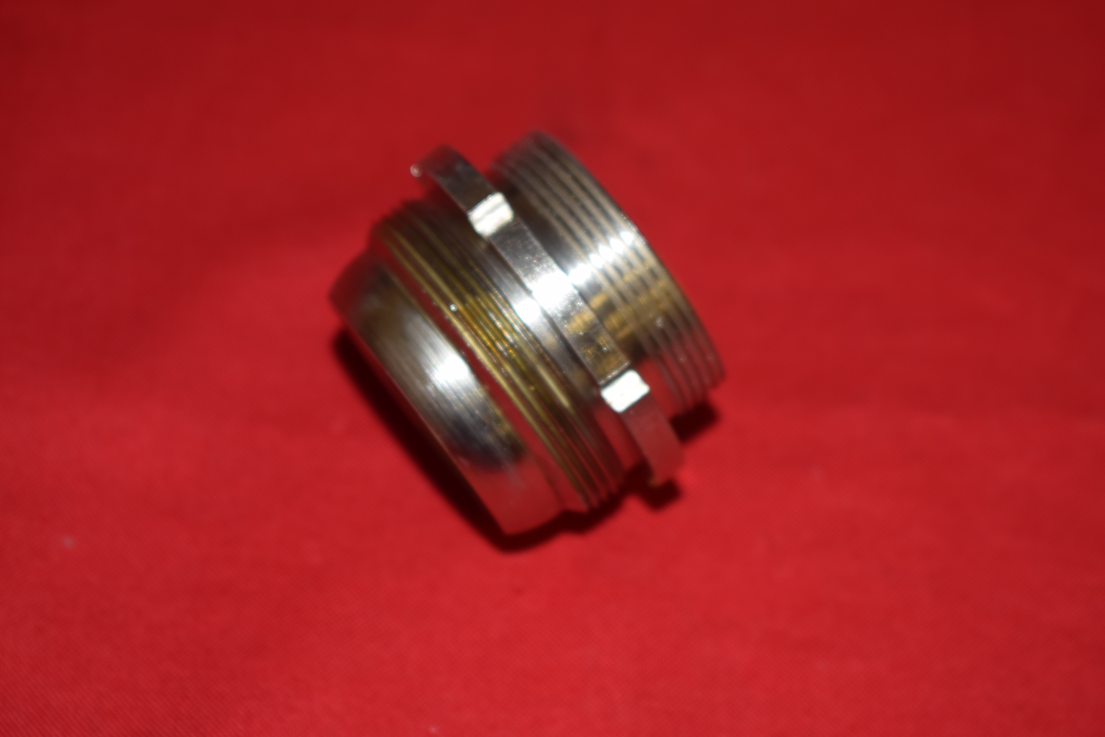 Exhaust pipe nipple Harley JD 1921-29 74" Nickel