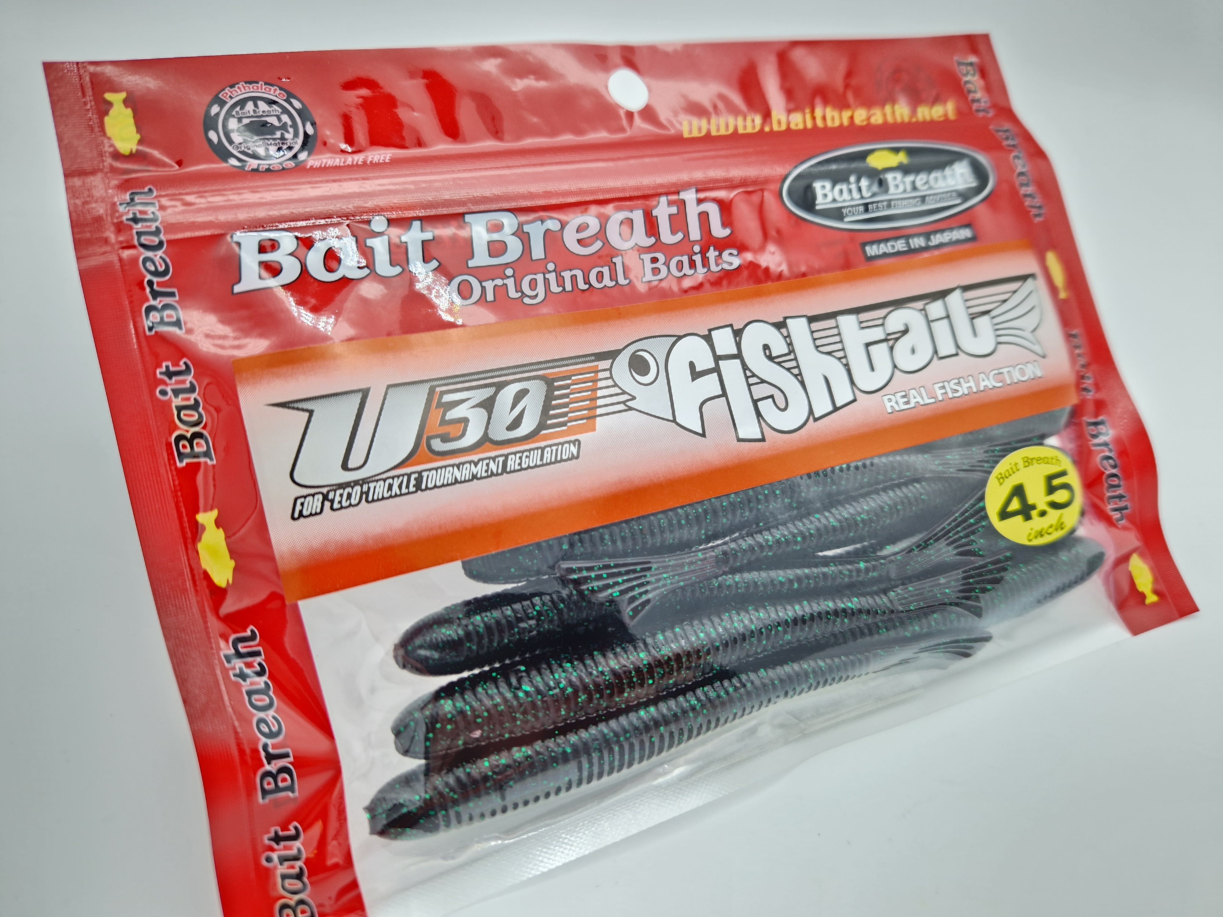 Bait Breath U30 Fish Tail 4.5" 11,4 cm 8-pack - 9