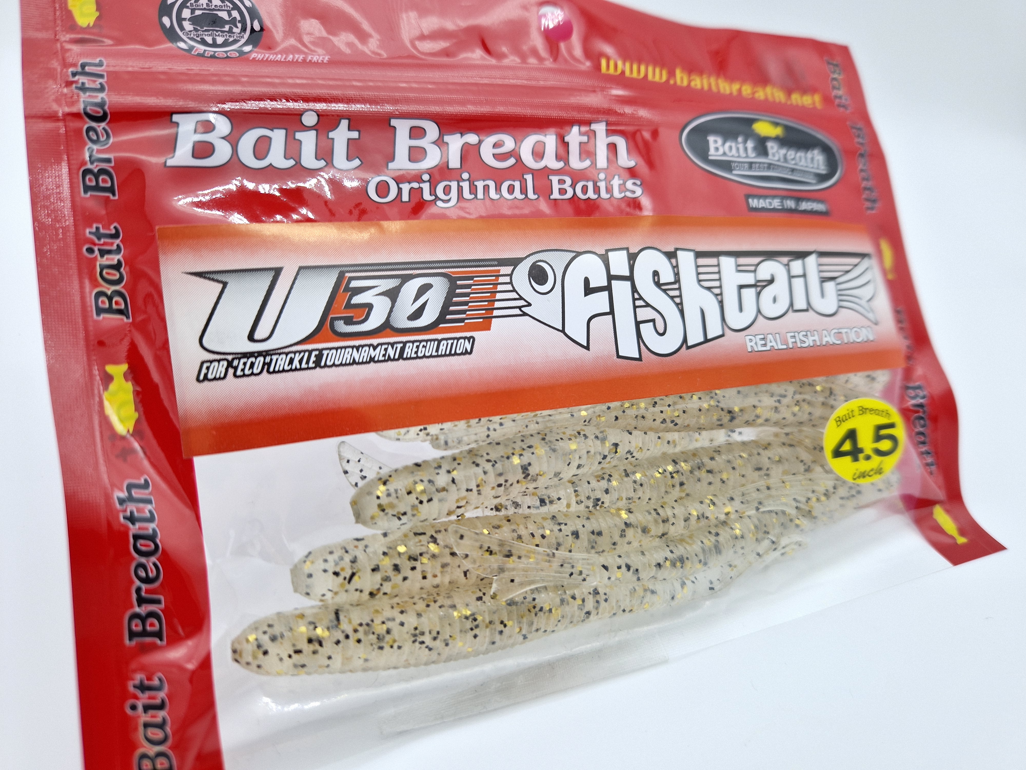 Bait Breath U30 Fish Tail 4.5" 11,4 cm 8-pack - 12