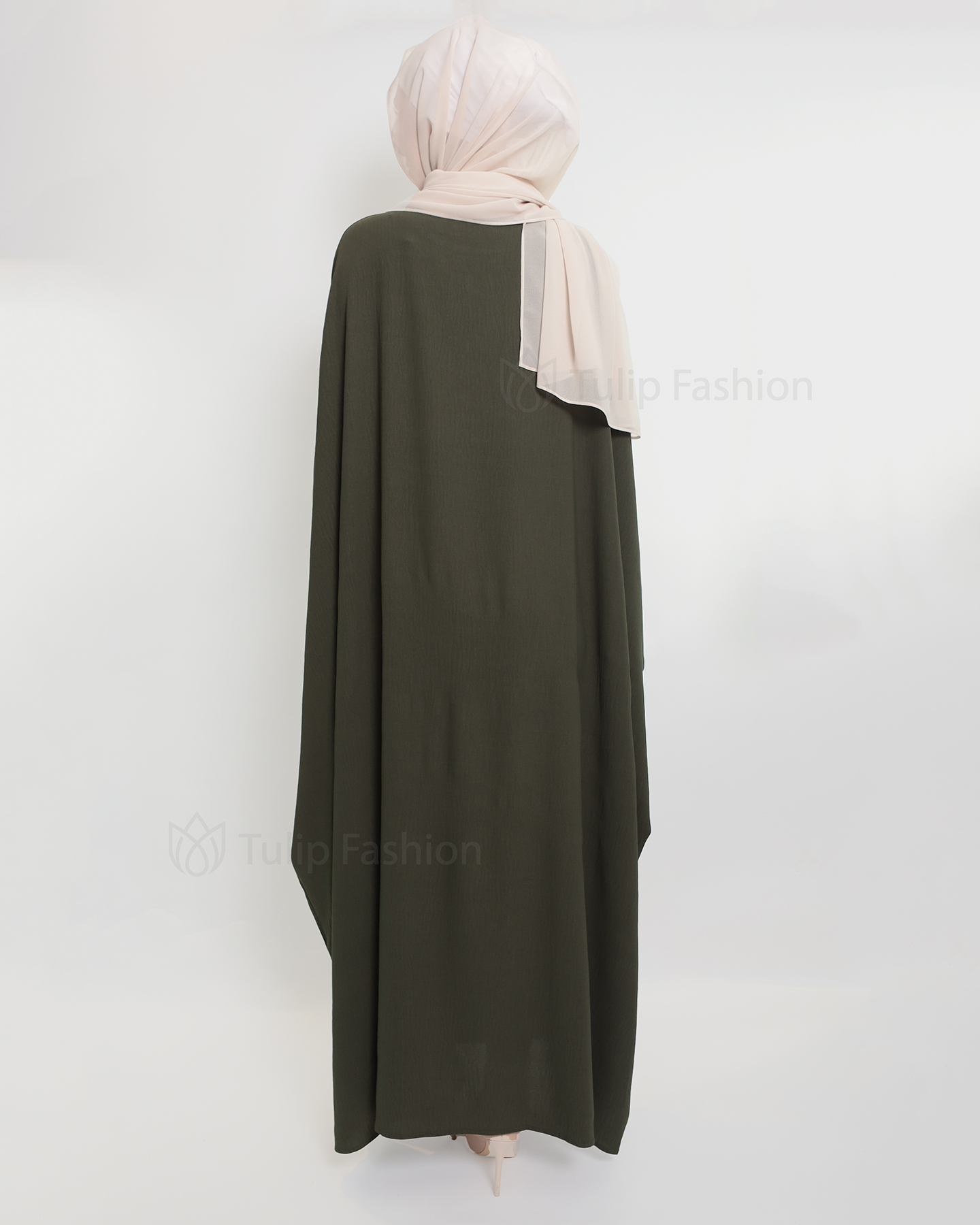 Amani  Abaya - Olive Green - 5