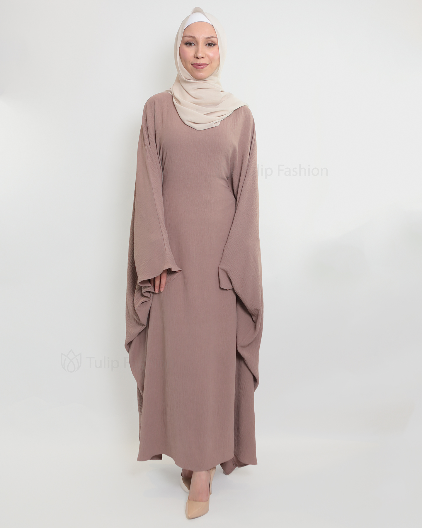 Amani  Abaya - Taupe - 3