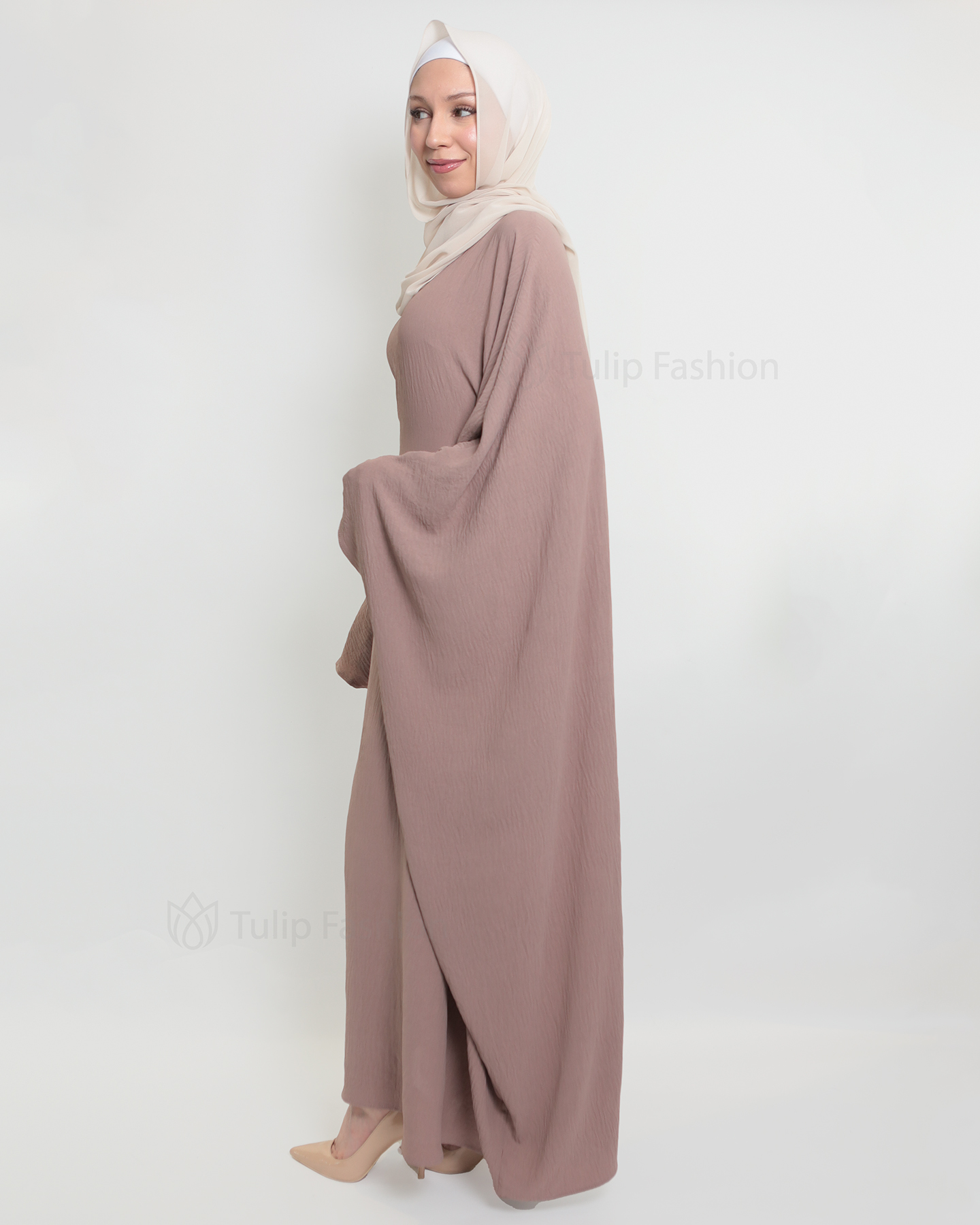 Amani  Abaya - Taupe - 4