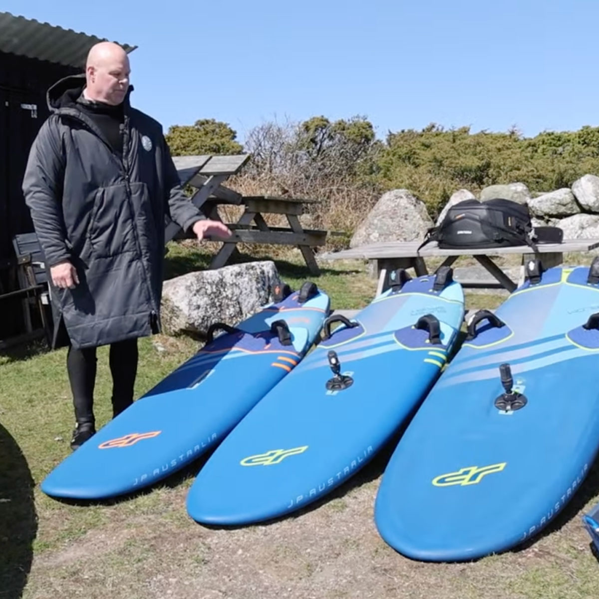 JP freeride test with Johan