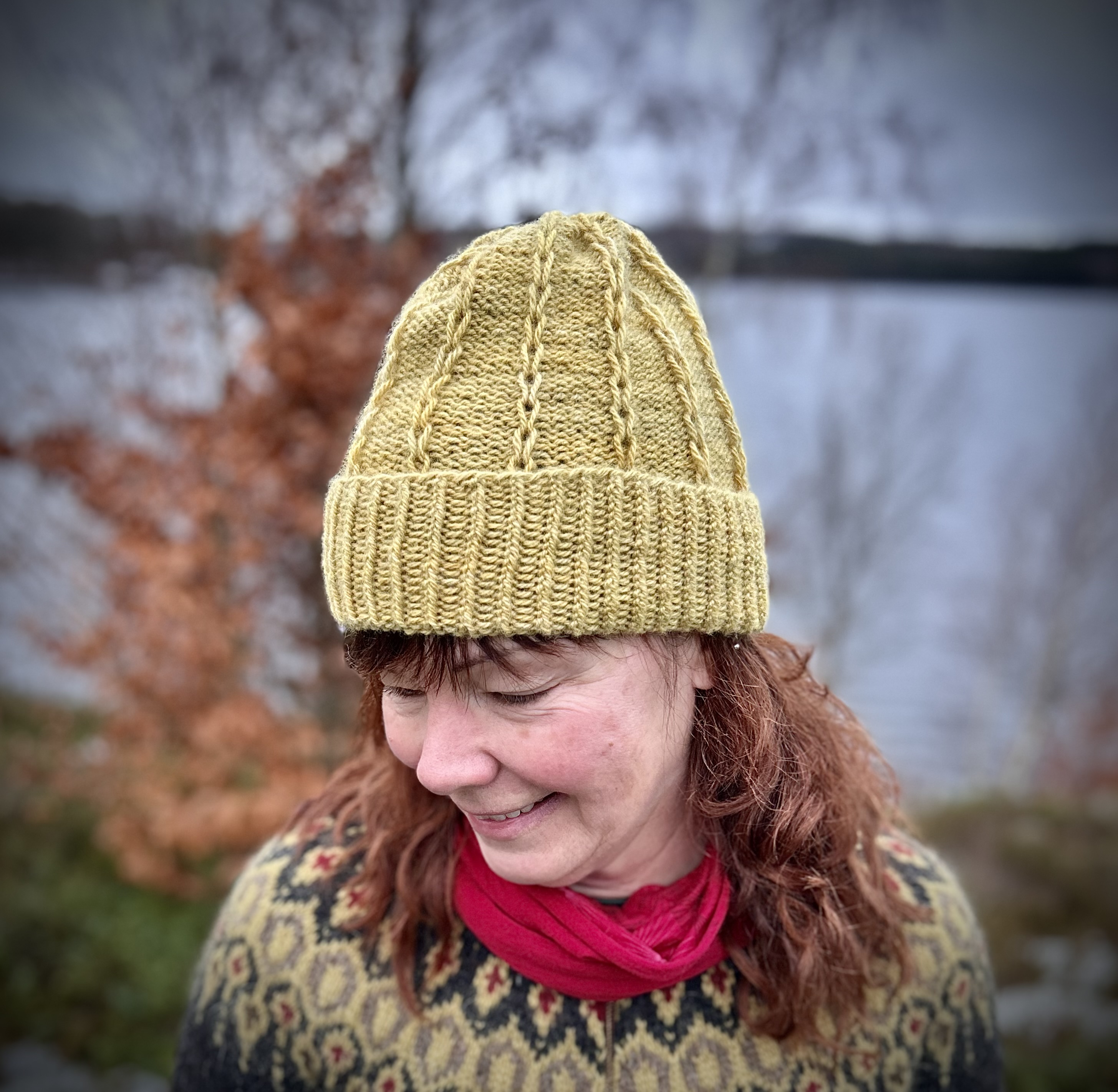  pattern Avelsås Garden hat-Swedish