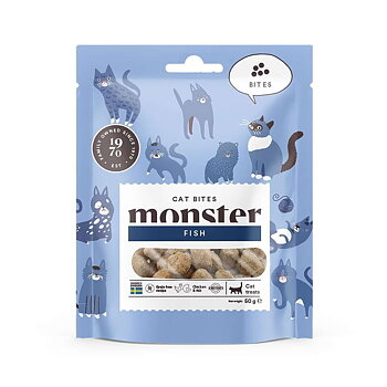 Monster Cat bites Fish , 50g