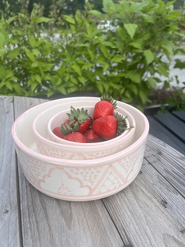 Saladier skål Ljusrosa 