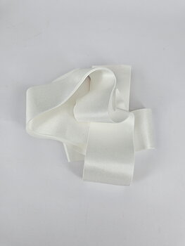 50 mm wide elastic  - White/Off-white