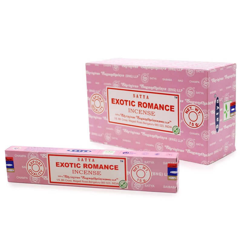 Satya Exotic Romance Rökelse 15 grams
