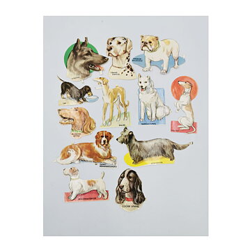 Bookmarks Second Hand - Dogs Vintage Set 2