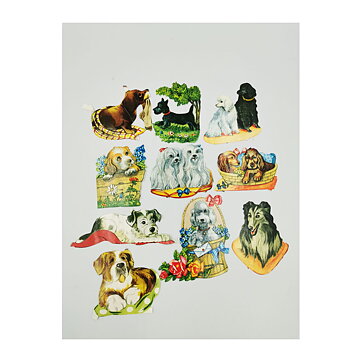 Bookmarks Second Hand - Dogs Vintage Set 3