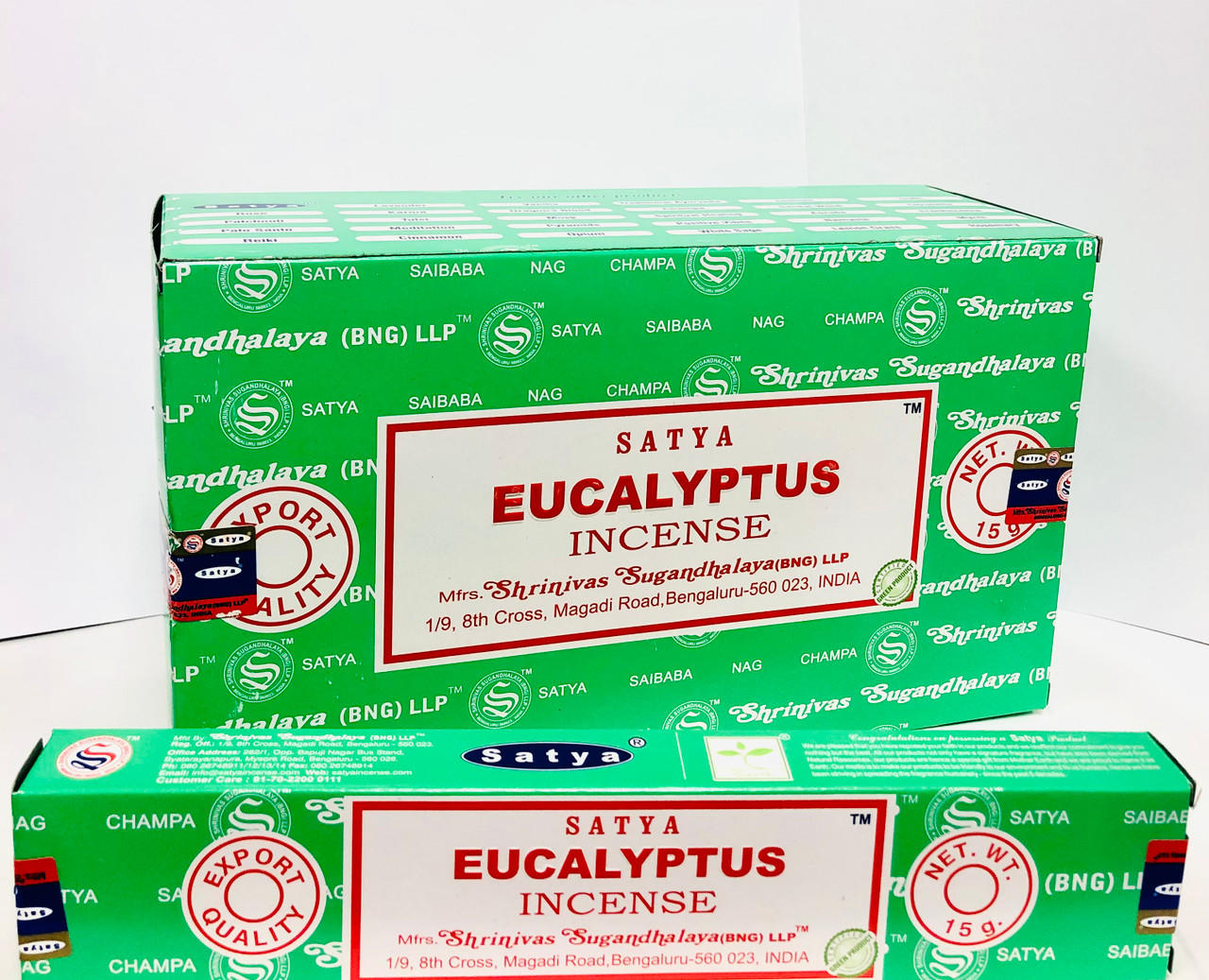 Satya Eucalyptus Rökelse 15 grams - Veda Lila