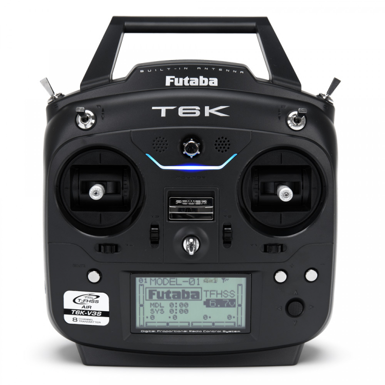 Futaba T6K-V3S Radio Mode-2, R3008SB T-FHSS