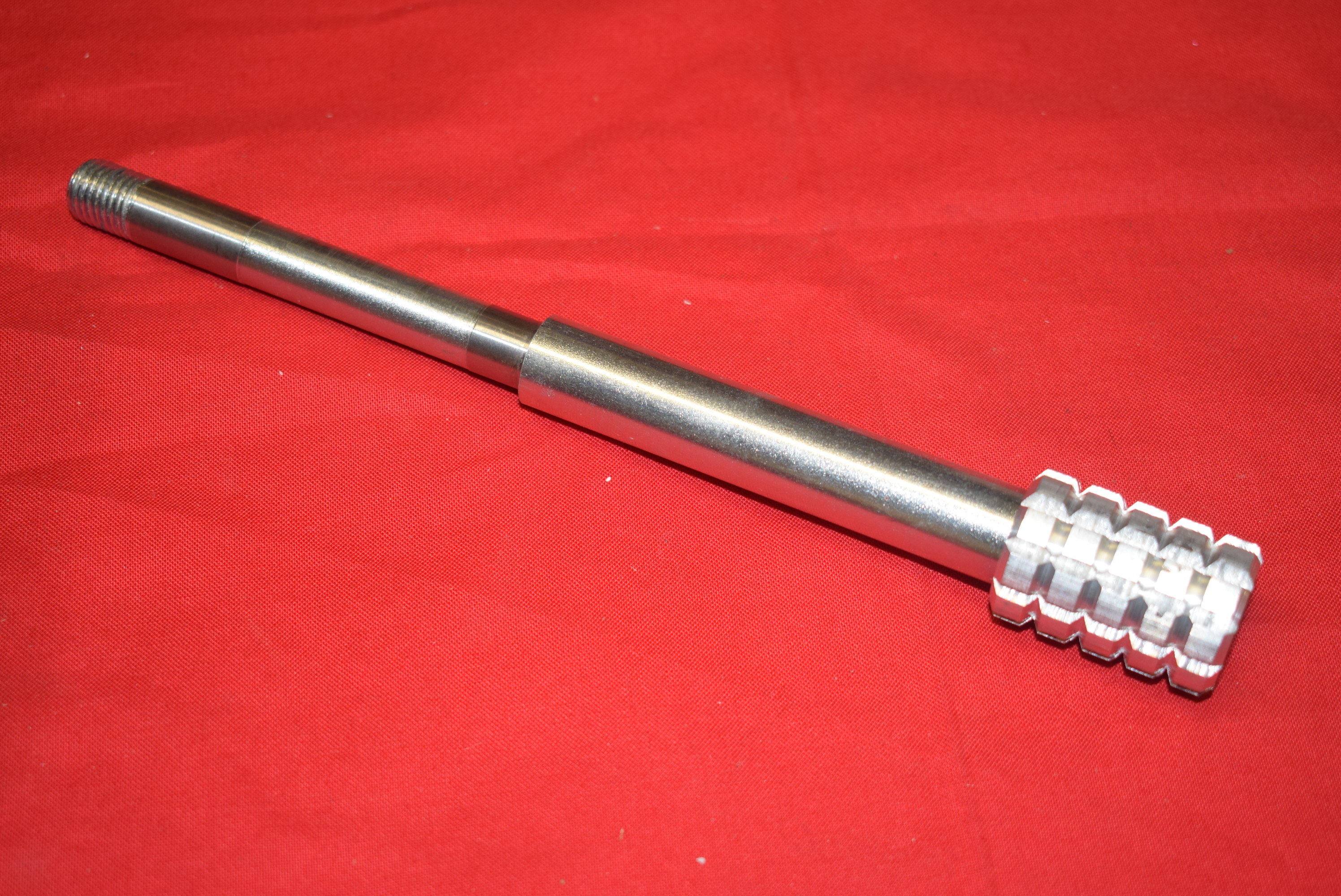 SHAFT, and gear, 8 1/2 inch length, siren