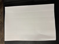 Otryckta ark m. perforering 112x34