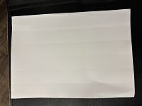 Otryckta ark m. perforering 112x34