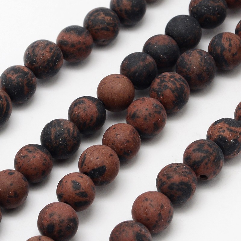 Mahogany obsidian 6 mm  - 2