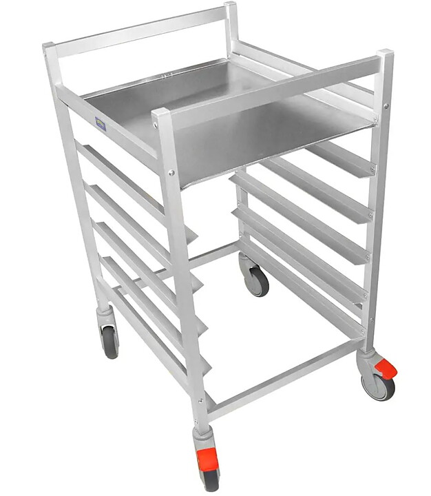 Bakplåtsvagn / pizzaplåtsvagn, 7 plåtar 60×40 cm