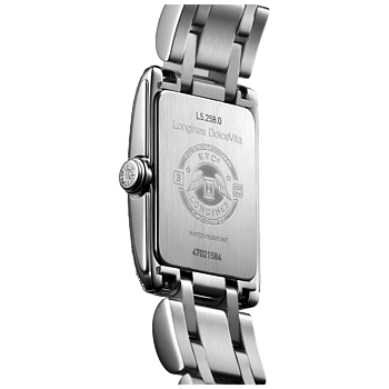 L.525.80.71.6Longines DolceVita romerska siffror diamant bezel 17,70 X 27,00