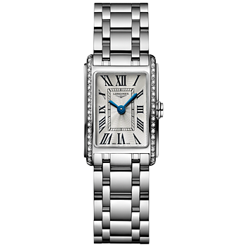 L.525.80.71.6Longines DolceVita romerska siffror diamant bezel 17,70 X 27,00
