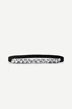 VACC Diamond Stretchy Belt White
