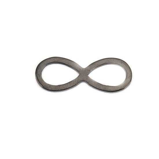  connector  , Infinity, BLack stainless steel
