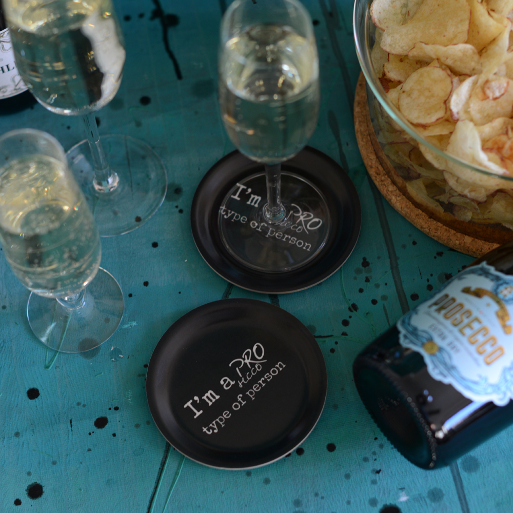 coaster/mini tray PROSECCO 11 cm - 2