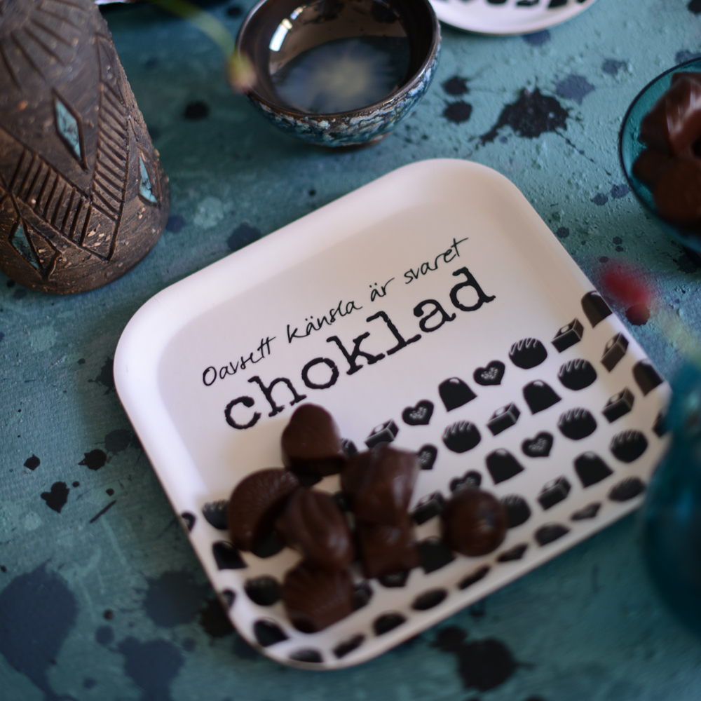tray/cookie plate CHOKLAD 20x20 cm - 2